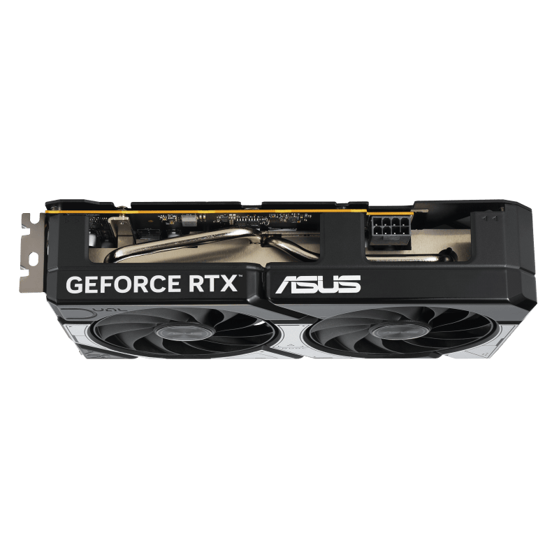کارت گرافیک ASUS Dual RTX 5060 8GB روی بک‌پلیت فلزی مقاوم